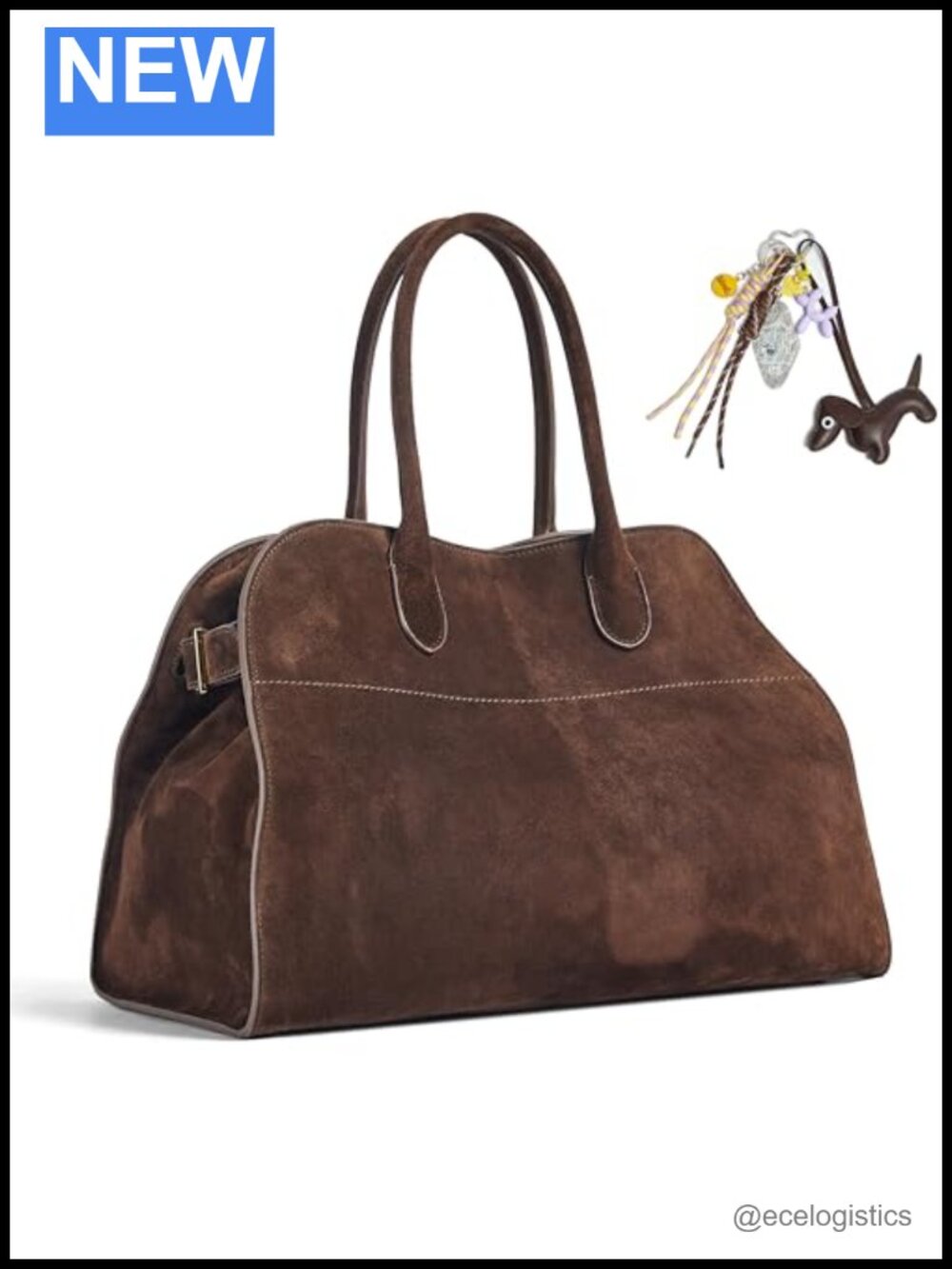 Faux Suede Hobo Bag Women 17 Inch Handbag Large Tote Laptop Purse